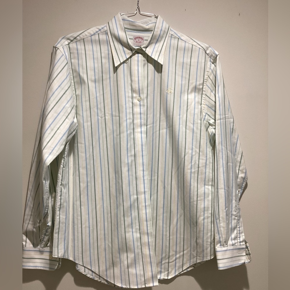 Brooks Brothers Mens Dress Button Down Shirt. Sz:16